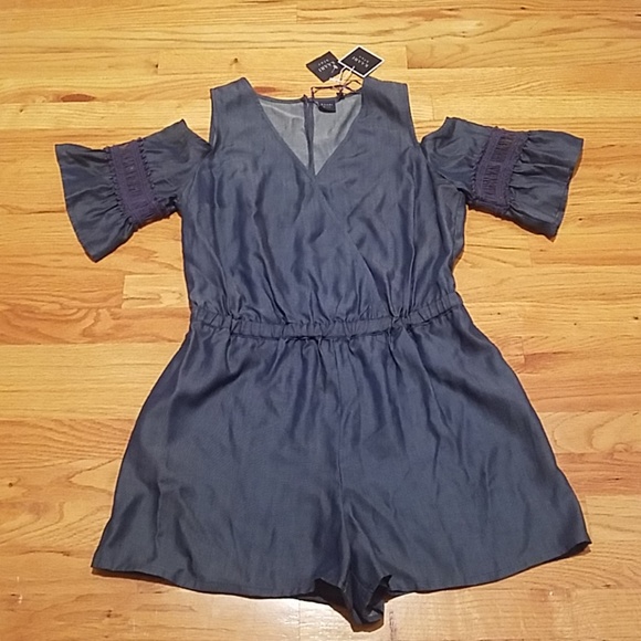 kaari blue romper